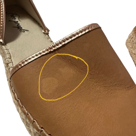 Free People Espadrille Closed Toe Flat Size 39 - Picture 7 of 7